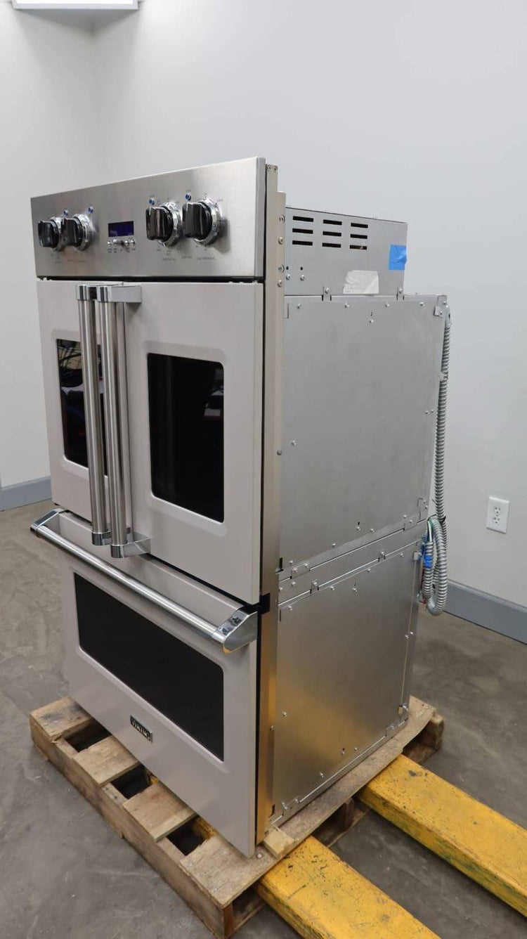 Viking 7 Series 30 Inch Grey Double Convection Electric Wall Oven VDOF7301PG