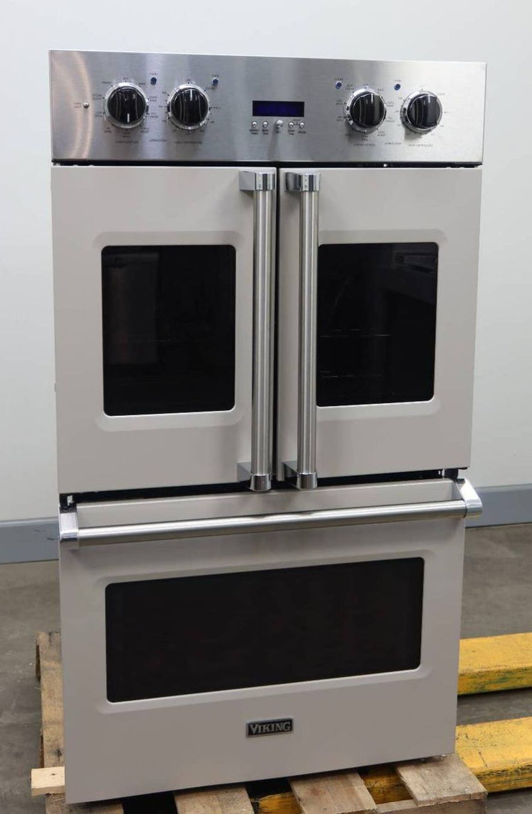 Viking 7 Series 30 Inch Grey Double Convection Electric Wall Oven VDOF7301PG
