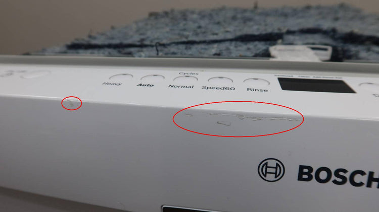 Bosch 300 Series White 24" 44dbA 3rd Rack Integrated Dishwasher SHSM63W52N