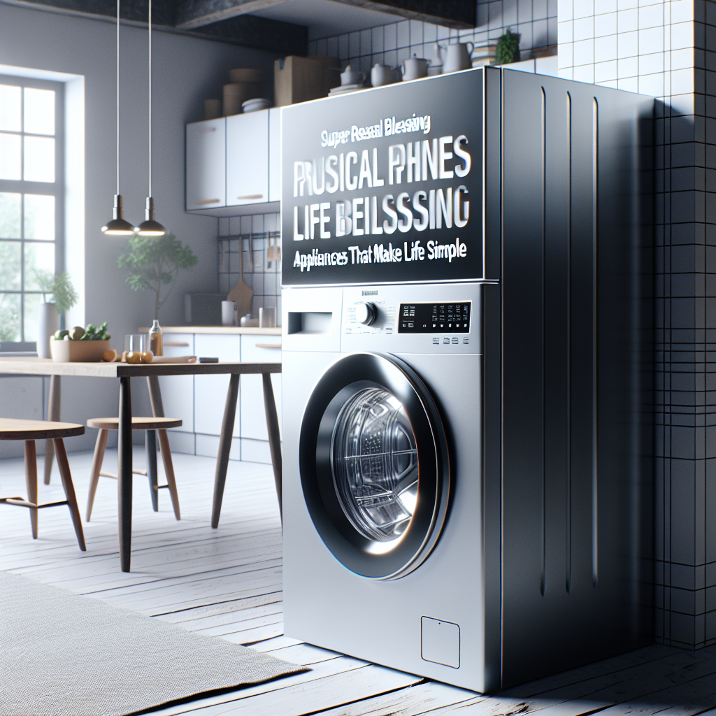 Appliances That Make Life Simple