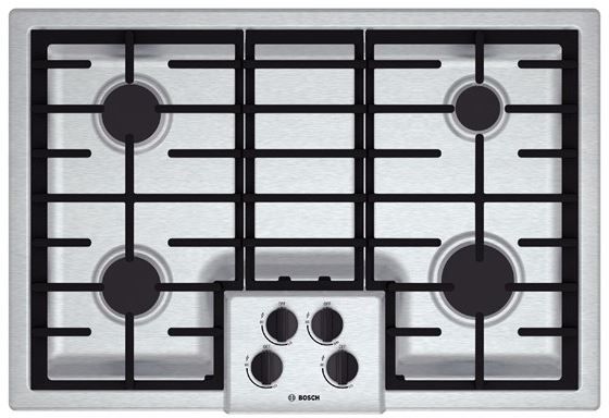Bosch® 500 Series 30" Gas Cooktop-Stainless Steel