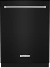 KitchenAid® 24" Black Top Control Built In Dishwasher