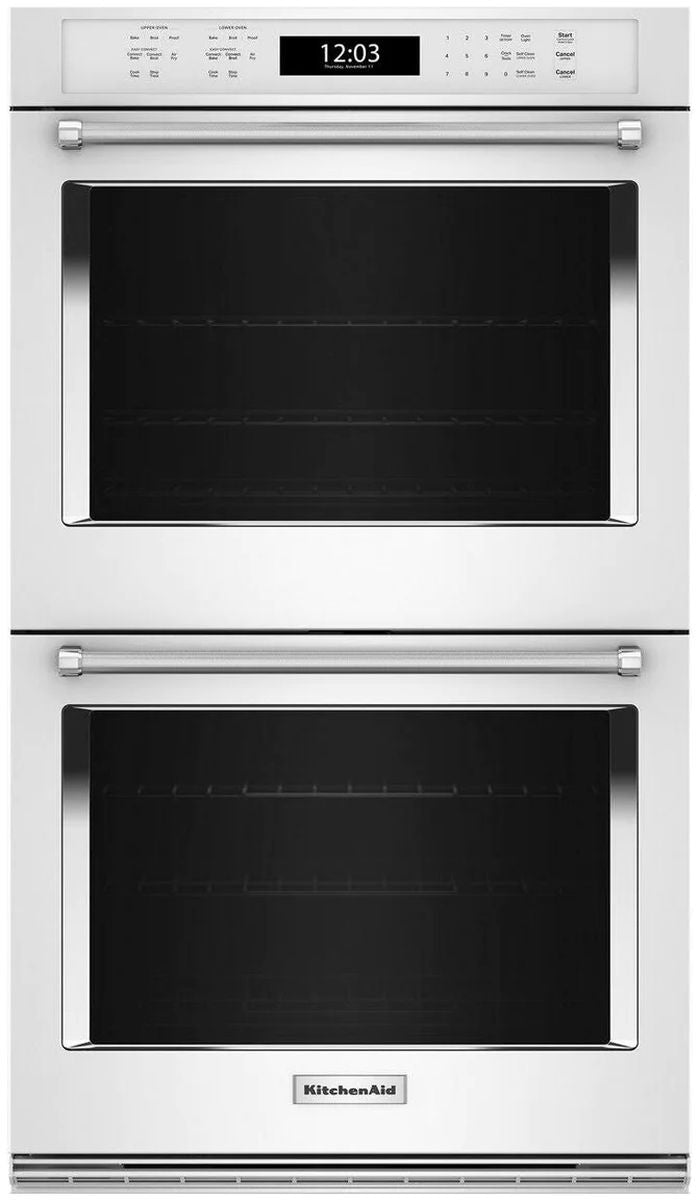 KitchenAid® 30" PrintShield Stainless Steel Double Electric Wall Oven
