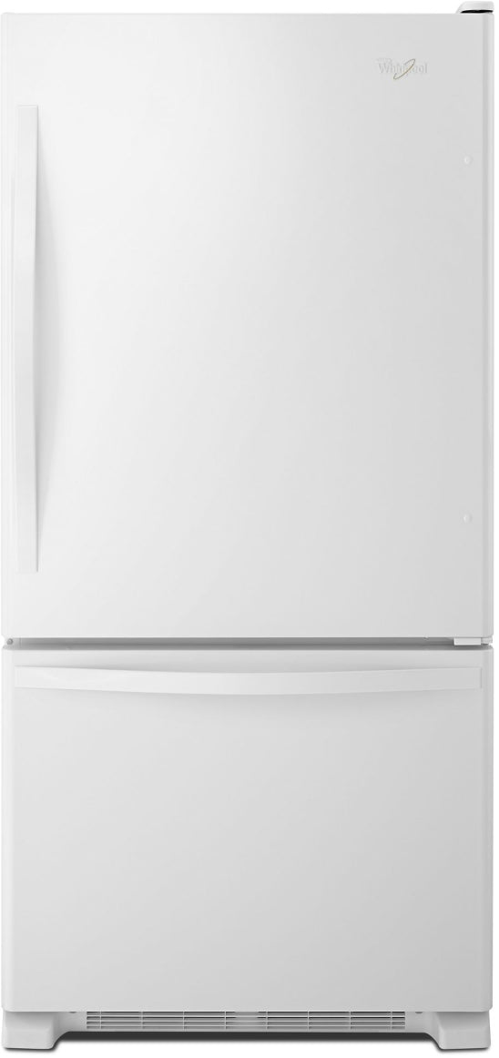 Whirlpool® Gold® 22.0 Cu. Ft. White Bottom Freezer Refrigerator