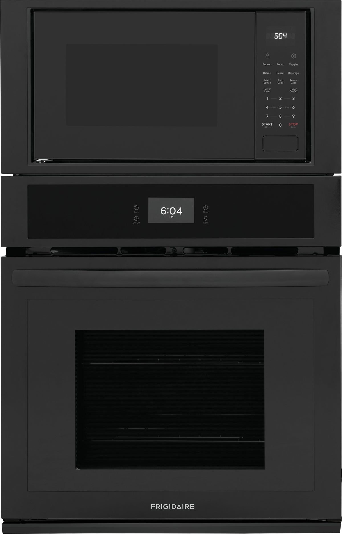 Frigidaire® 27" Black Oven/Micro Combo Electric Wall Oven
