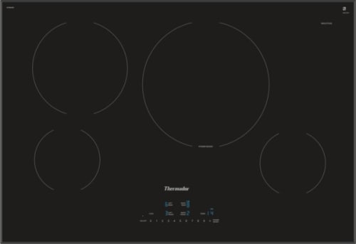 Thermador® Masterpiece® Series 30" Frameless Black Glass Induction Cooktop