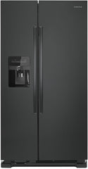 Amana® 24.6 Cu. Ft. Black Side-By-Side Refrigerator
