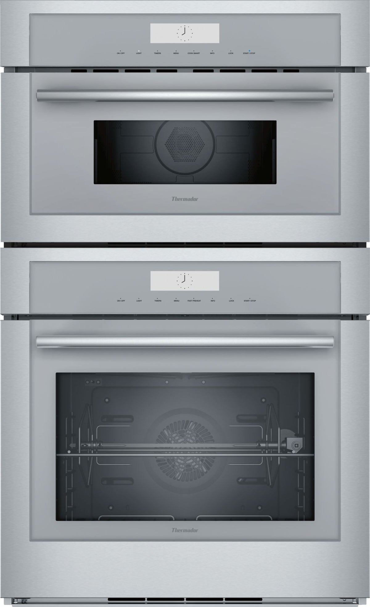 Thermador® Masterpiece® 30" Stainless Steel Oven/Micro Combo Electric Wall Oven