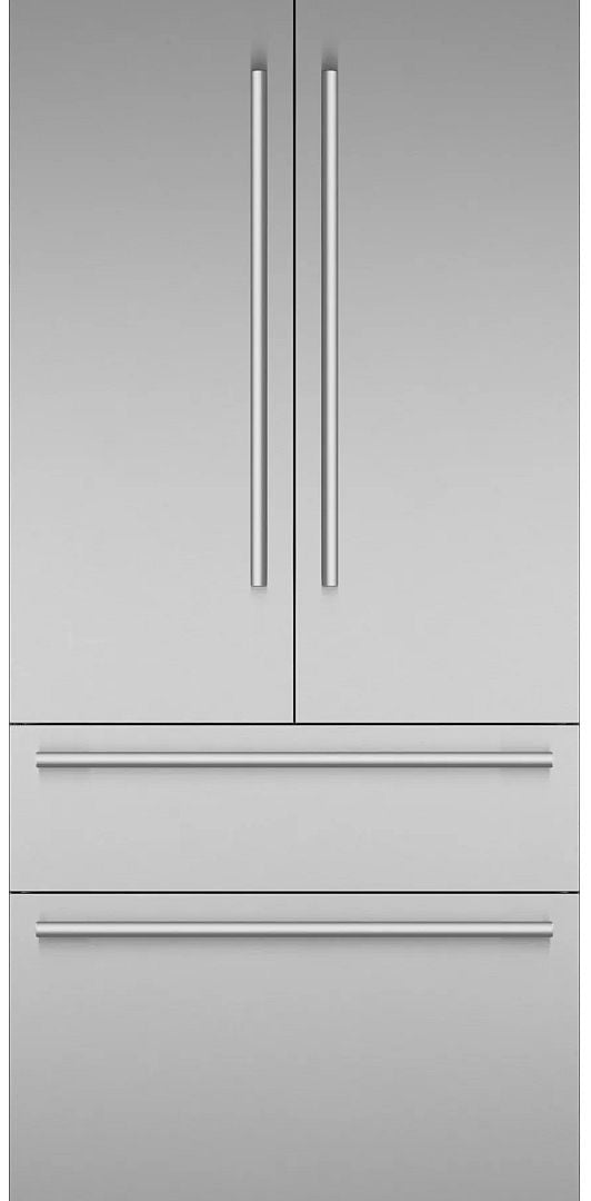 Thermador® Freedom® 36'' Masterpiece® Stainless Steel Built-in Counter Depth French Door Freezer