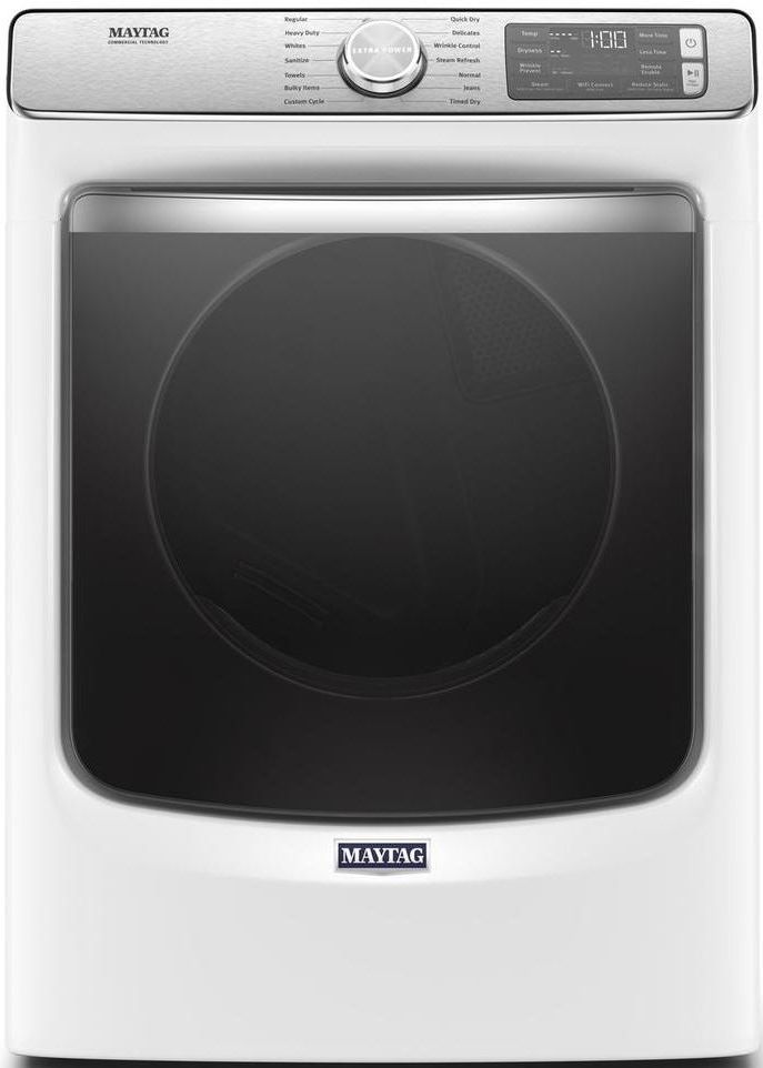 Maytag® 7.3 Cu. Ft. White Front Load Electric Dryer