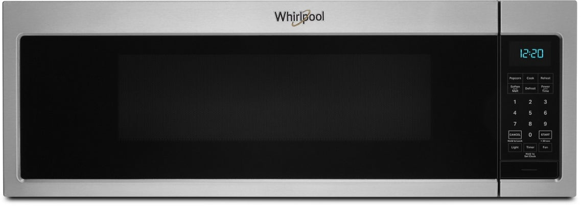 Whirlpool® 1.1 Cu. Ft. Stainless Steel Low Profile Microwave Hood Combination