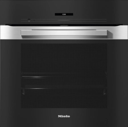 Miele 24" Clean Touch Steel Single Electric Wall Oven