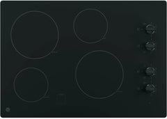 GE® 30" Black Electric Cooktop