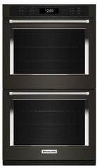 KitchenAid® 30" Black Stainless Steel Double Electric Wall Oven