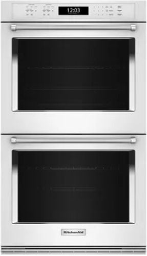 KitchenAid® 30" White Double Electric Wall Oven
