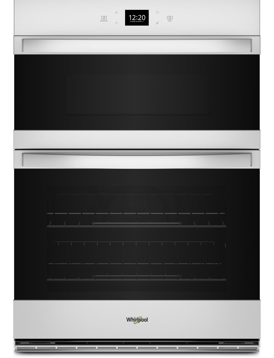 Whirlpool® 30" White Oven/Microwave Combo Electric Wall Oven