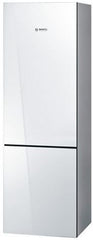 Bosch® 800 Series 10.0 Cu. Ft. Counter Depth Bottom Freezer Refrigerator-White Glass