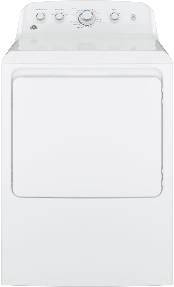GE® 7.2 Cu. Ft. White Electric Dryer