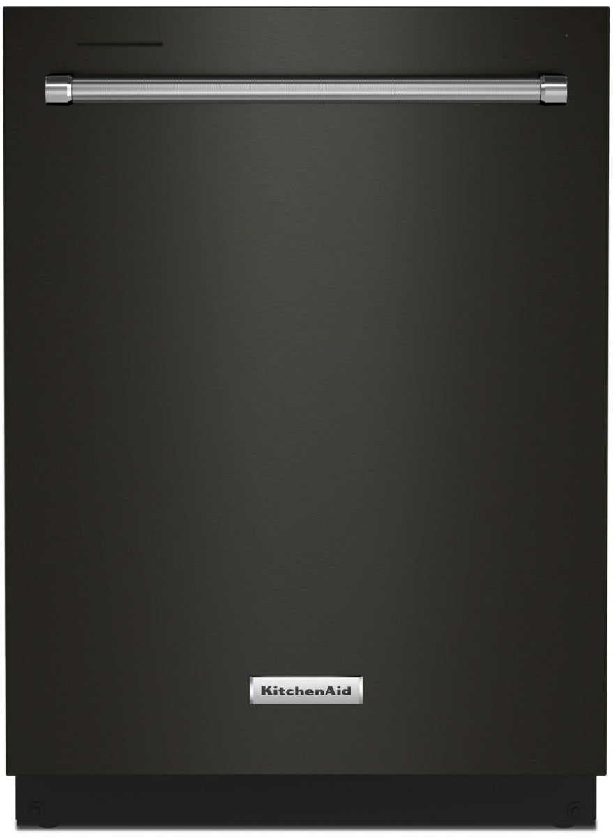 KitchenAid® 24" PrintShield Black Stainless Steel Top Control Built In Dishwasher