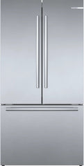 Bosch® 800 Series 20.8 Cu. Ft. Stainless Steel Counter Depth French Door Refrigerator