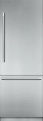 Thermador® Freedom® 30 in. 16.0 Cu. Ft. Stainless Steel Built-In Bottom Freezer Refrigerator