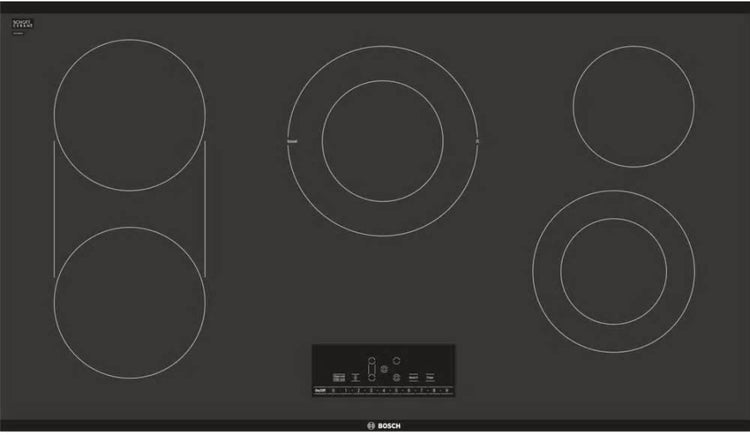 Bosch 800 Series 36" 5 Smoothtop Burner Elements Electric Cooktop NET8668UC