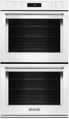 KitchenAid® 30" White Electric Built In Double Oven