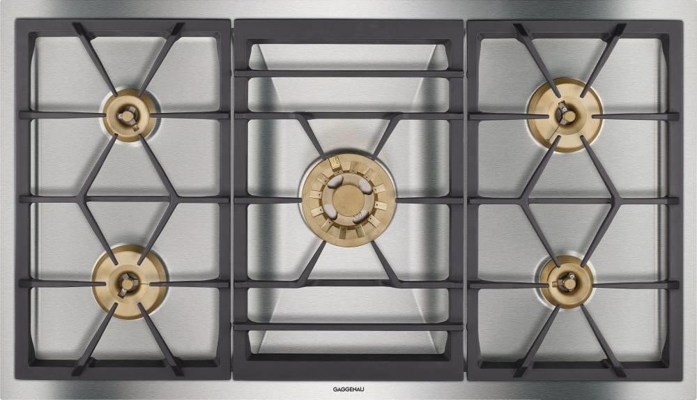 Gaggenau 400 Series VG491211CA 36" Stainless Gas Cooktop With 2 Years Warranty