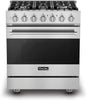 Viking 3 Series '24 30" 5 Sealed Burners Freestanding Gas Range RVGR33025BSS