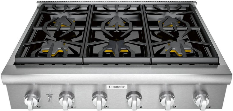 Thermador Professional Series PCG366W 36" Gas Rangetop With 2 Year Warranty - Alabama Appliance
