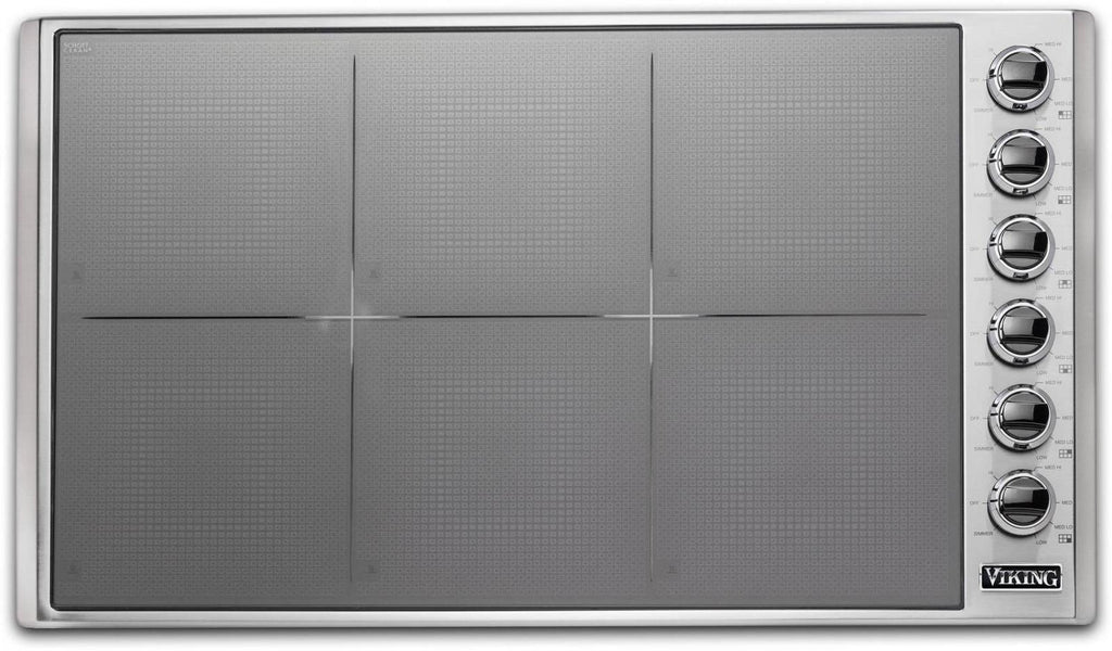 Viking 36" MagnequickLED Induction CeramicSurface Cooktop VICU53616BST 2023Model