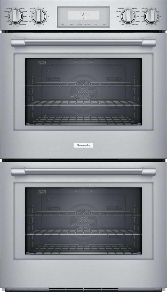 Thermador 30" Self-Clean SoftClose Professional Series Double Wall Oven PO302W