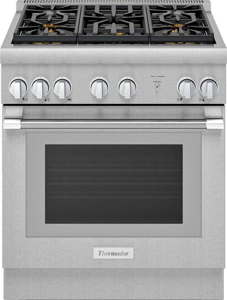 Thermador Pro Harmony PRG305WH 30 Inch Pro-Style Convection Gas Range