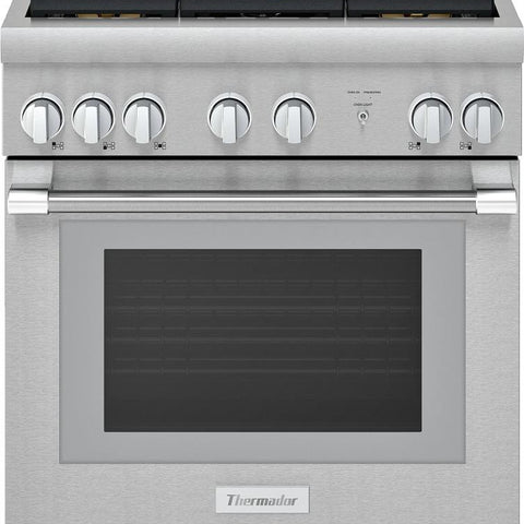 Thermador Pro Harmony PRG305WH 30 Inch Pro-Style Convection Gas Range