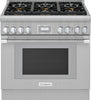 Thermador Pro Harmony Series 36" Professional Smart Dual Fuel Range PRD366WHU