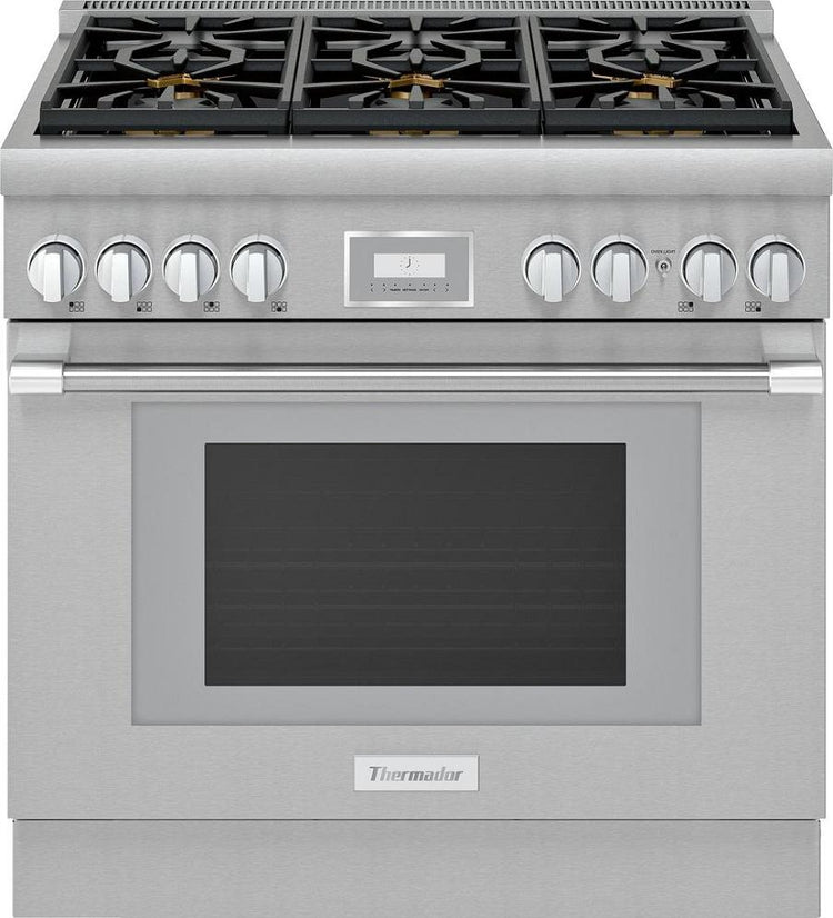 Thermador Pro Harmony Series 36" Professional Smart Dual Fuel Range PRD366WHU