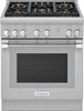 Thermador 30" Pro Harmony SS 5 Sealed Star Burners Pro-Style Gas Range PRG305WH