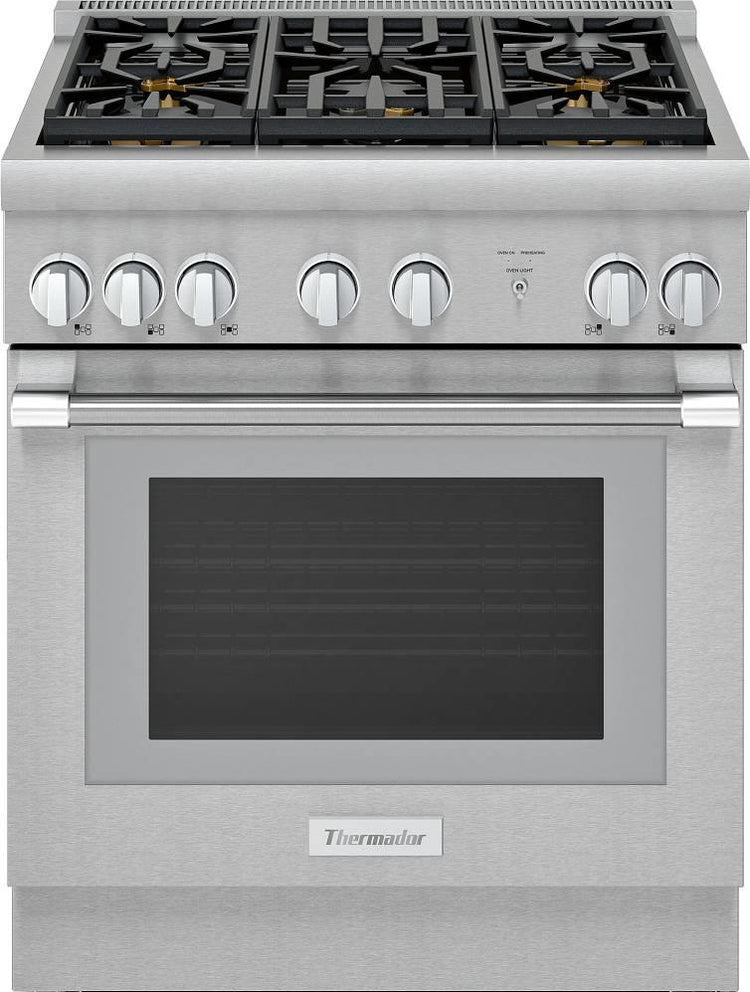 Thermador 30" Pro Harmony SS 5 Sealed Star Burners Pro-Style Gas Range PRG305WH