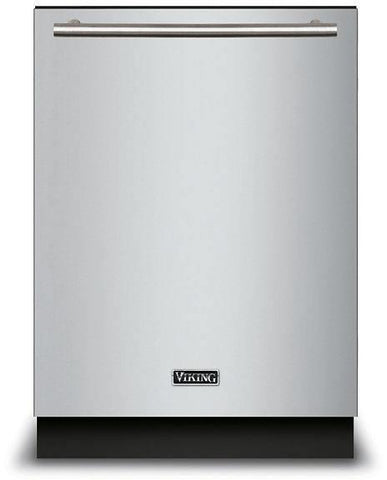 Viking 24 Inch LCD Control Panel Quiet Clean Stainless Dishwasher VDWU524SS