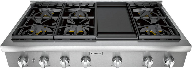 Thermador 48" Stainless 6 Star Burner Professional Series Rangetop PCG486WD