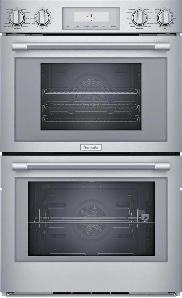 Thermador Professional Series 30" Wi-Fi Steam Convect Double Wall Oven PODS302W