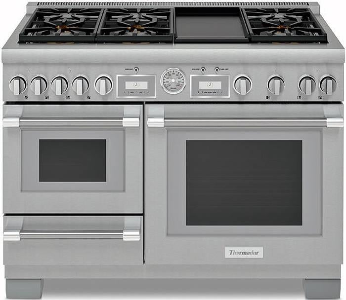 Thermador Pro Grand PRD48WDSGU 48" Home Connect Dual Fuel Range 2 year Warranty