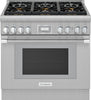 Thermador Pro Harmony Professional Series PRG366WH 36" ProStyle NaturalGas Range - Alabama Appliance