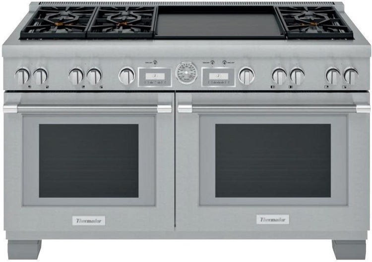 Thermador Pro Grand PRD606WEG 60'' ProStyle Dual Fuel Range Full Warranty - Alabama Appliance