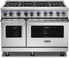 Viking 48" '19 8 Burners SS Pro-Style Freestanding Gas Range VGR74828BSS