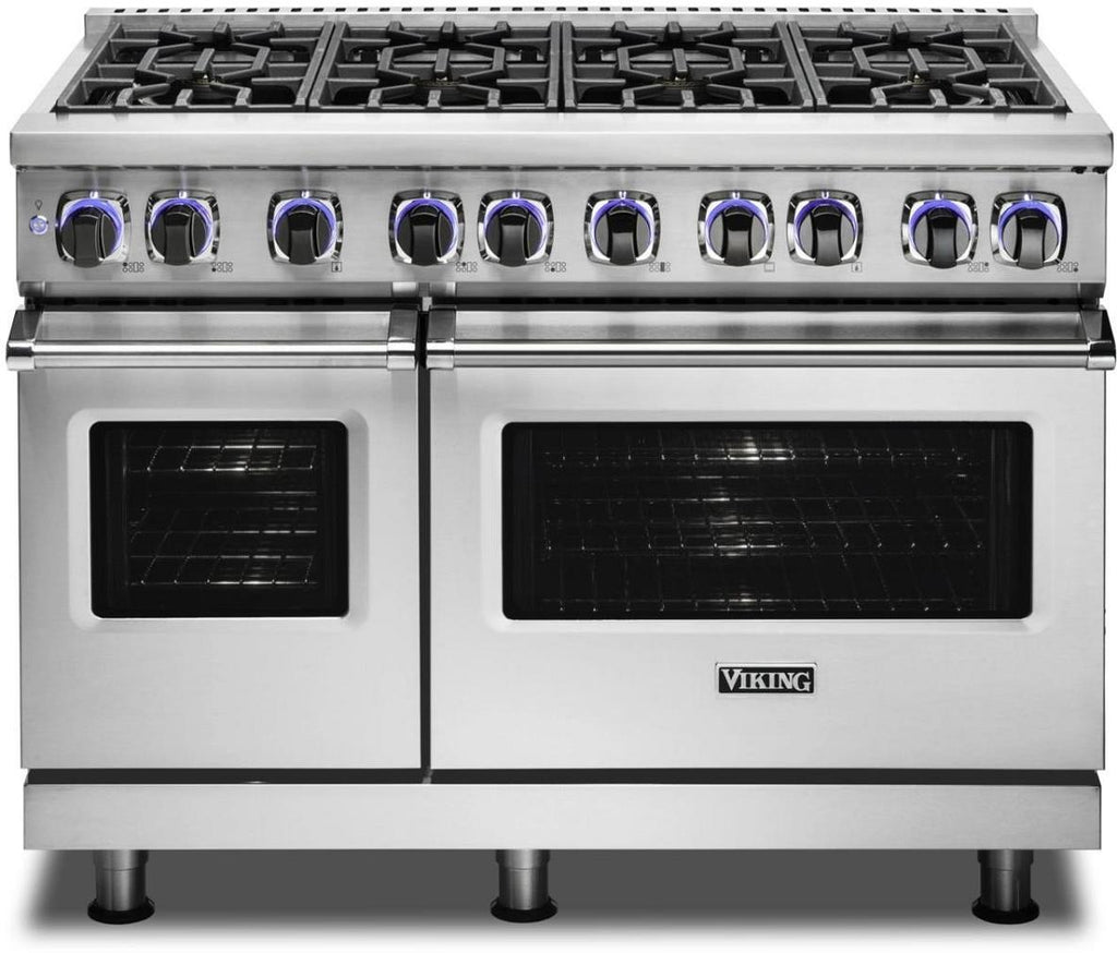 Viking 48" '19 8 Burners SS Pro-Style Freestanding Gas Range VGR74828BSS