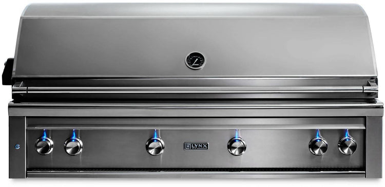 LYNX L54TRNG 54" BuiltIn Grill with 1555 sq.in Cooking Surface Dual P Rotisserie