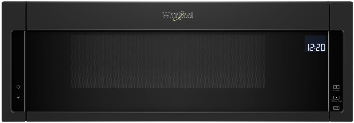 Whirlpool® 1.1 Cu. Ft. Black Over The Range Microwave