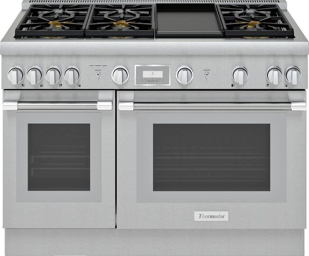 Thermador 48" Pro Harmony Home Connect Freestanding Dual Fuel Range PRD486WDHU