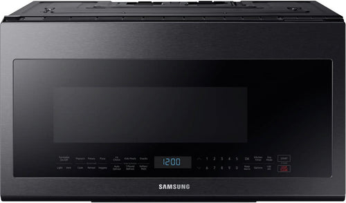 Samsung BLK Stainless 2.1 c.ft Sensor Cook Over The Range Microwave ME21M706BAG